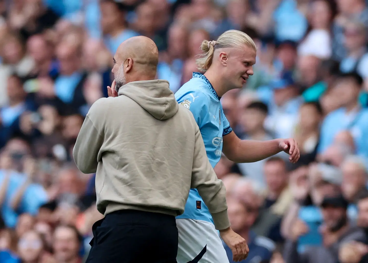 Guardiola tok alvorsprat med Haaland: –⁠ Det er ikke noe å diskutere