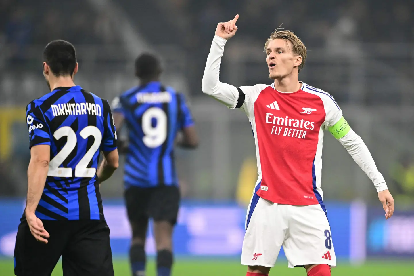 Ødegaard byttet inn på overtid da Arsenal tapte for Inter