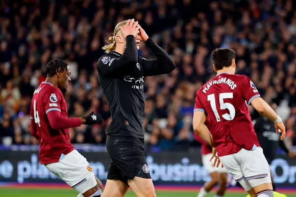 Haaland-rekke brutt – City snublet i gullkampen